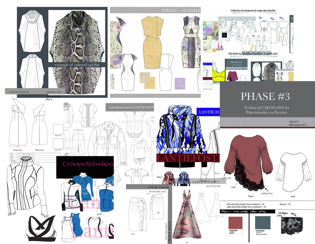 Fashion shop cad drawings