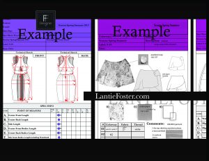 example of tech pack,dress tech pack,measurements,technical drawing