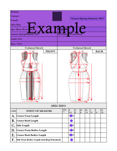 tech packs for apparel design,technical design,cad_flat_dress.