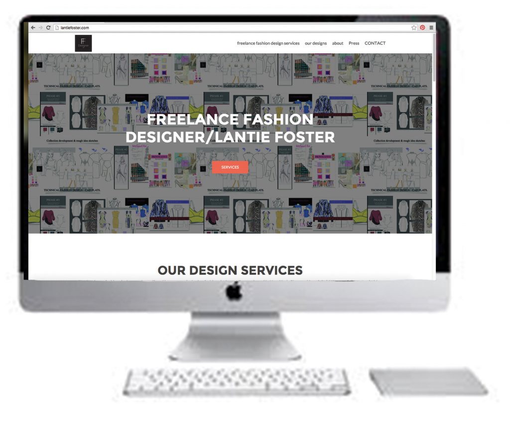 screenshot_of our website,frelance fashion designer ny