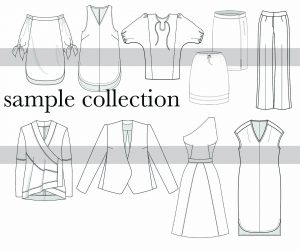 illustration_example_of_a_clothing line,project runway designer