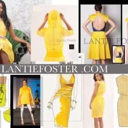 blog,yellow designer dresses,lantie_foster,freelance fashion designer, emerging fashion designer